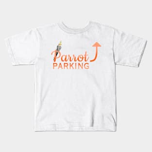 Parrot Parking - Cockatiel Kids T-Shirt